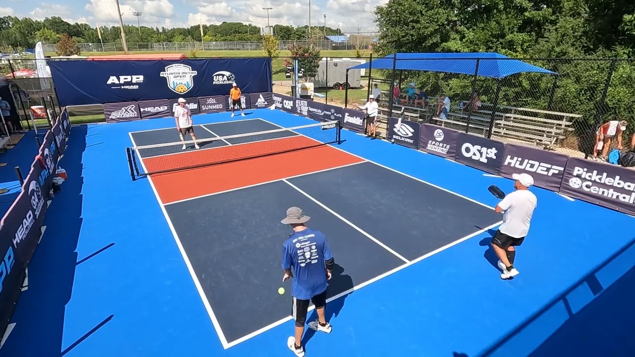 09/07/22 / ATL METRO / Gold Medal Match / 1-Gm to 15 /4.0/60+/ D. Alea, Mike H. vs David F, Tom M.