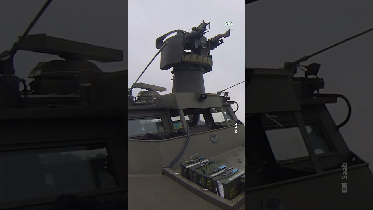 Saab Trackfire RWS Provides Power in Harsh Waters