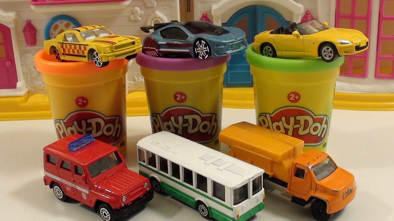 Плей до с машинками из коллекции Play Doh and collection cars YouTube