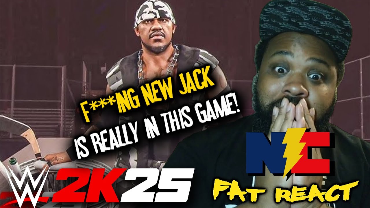 WWE 2K25 New Jack DLC Entrance REACTION!!! -The Fat REACT!