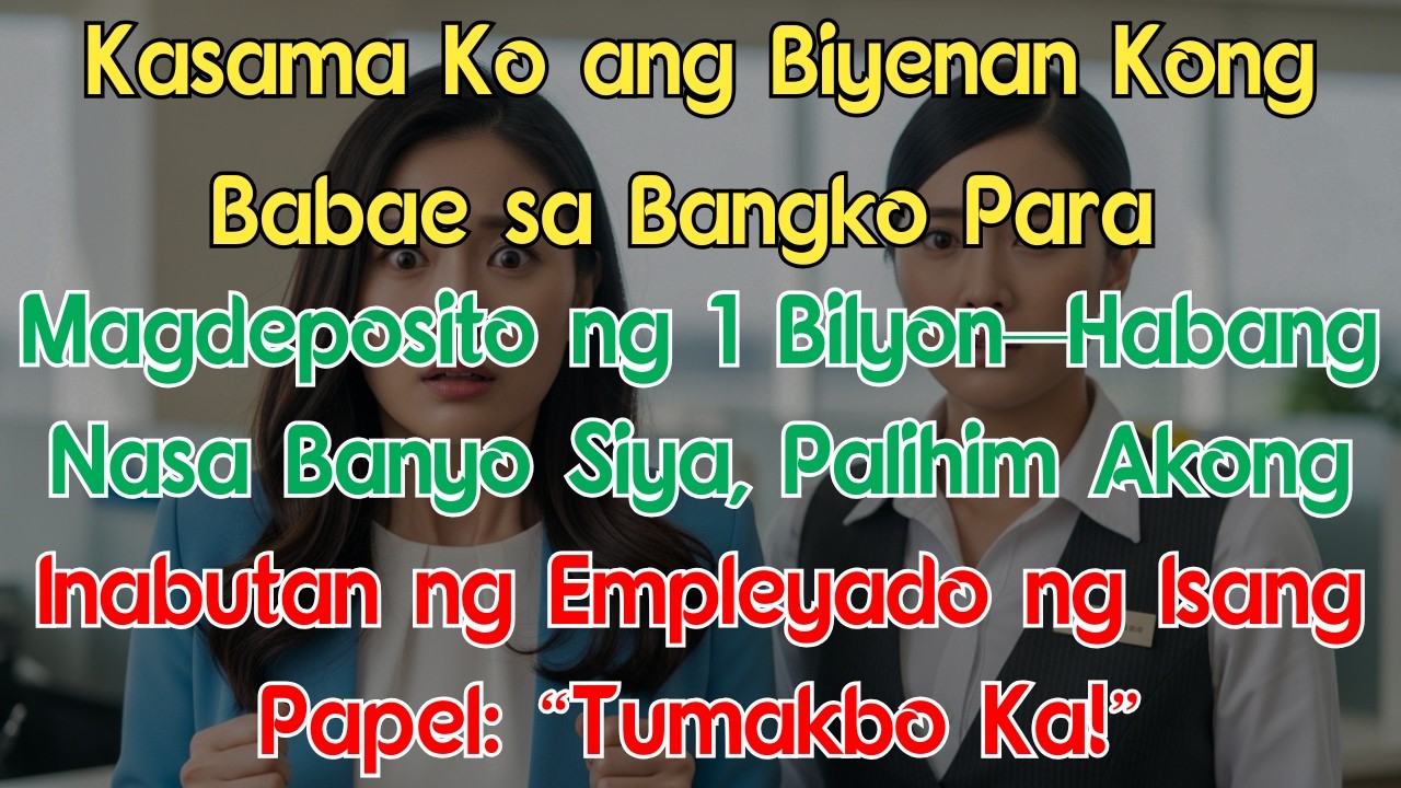 Kasama Ko ang Biyenan Kong Babae sa Bangko Para Magdeposito ng 1 Bilyon—Habang Nasa Banyo Siya...