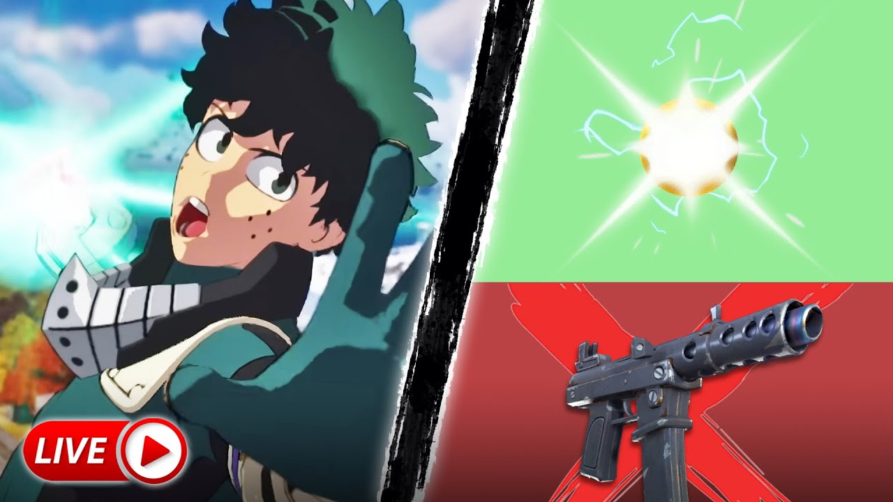 Deku In FORTNITE But He Can Only SMASH - YouTube