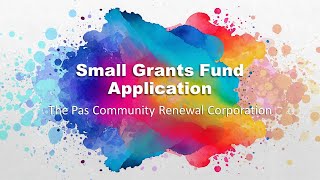 2024-2025 Small Grants Fund Application Workshop