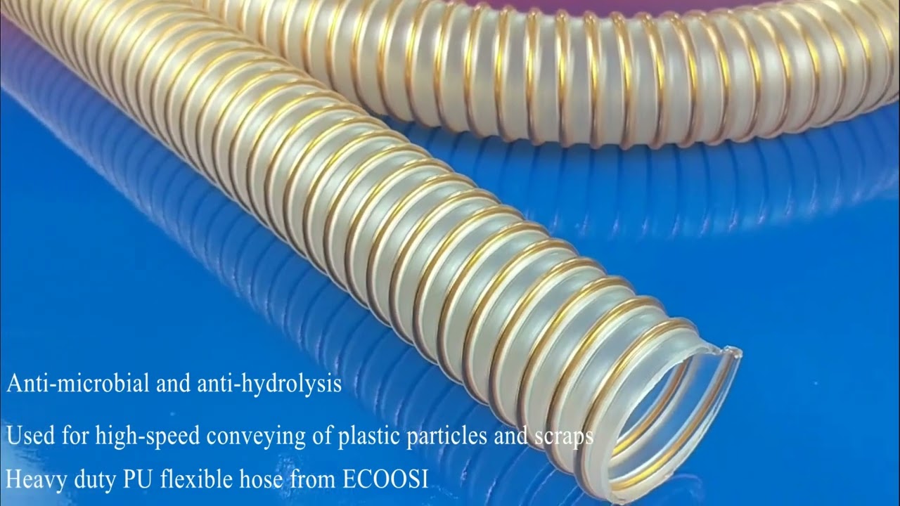 Heavy Duty PU Flexible Suction Hose From Ecoosi Industrial Co., Ltd.