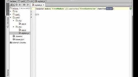 AngularJS Part2. 컨트롤러 - 3 컨트롤러의 scope에 모델을 추가해보자
