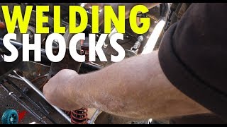 Fabricating And Welding Shock Mounts Onto A Buggy
