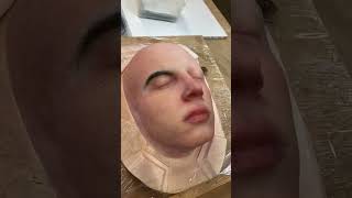 Creating realistic silicone faces 😬                                                  🎥 norikosykess_
