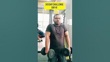 365 Day Challenge💪💪 Day 41 #ytshorts #gym #motivation #fitness #365dayschallenge