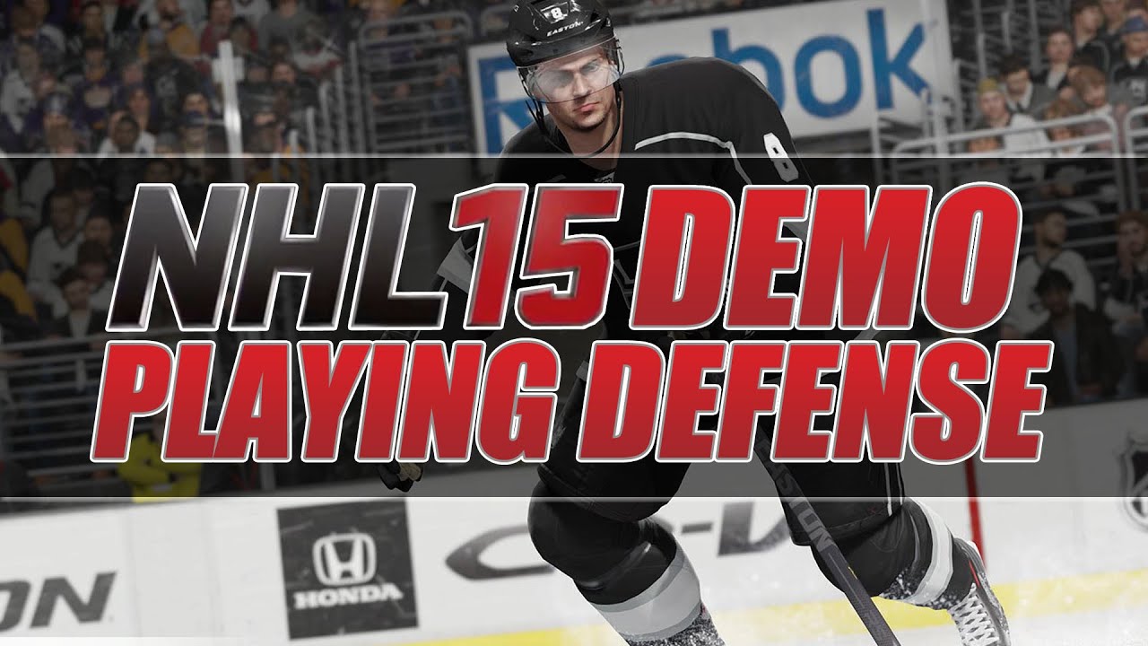 NHL 15 Demo Gameplay (PS4) | Playing Defense (Player Lock)