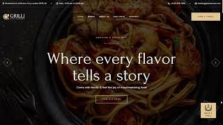 How to Make a Restaurant Website Using HTML || CSS  || JavaScript