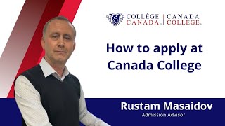 Learn the Admission Process of Canada College