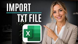 How to Import a  Txt File Into Excel (Quick Guide)