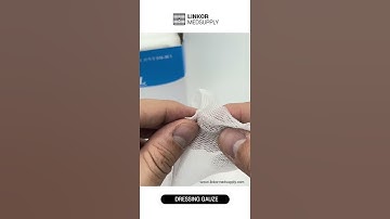 Thumbnail of Wound dressing gauze. #shorts