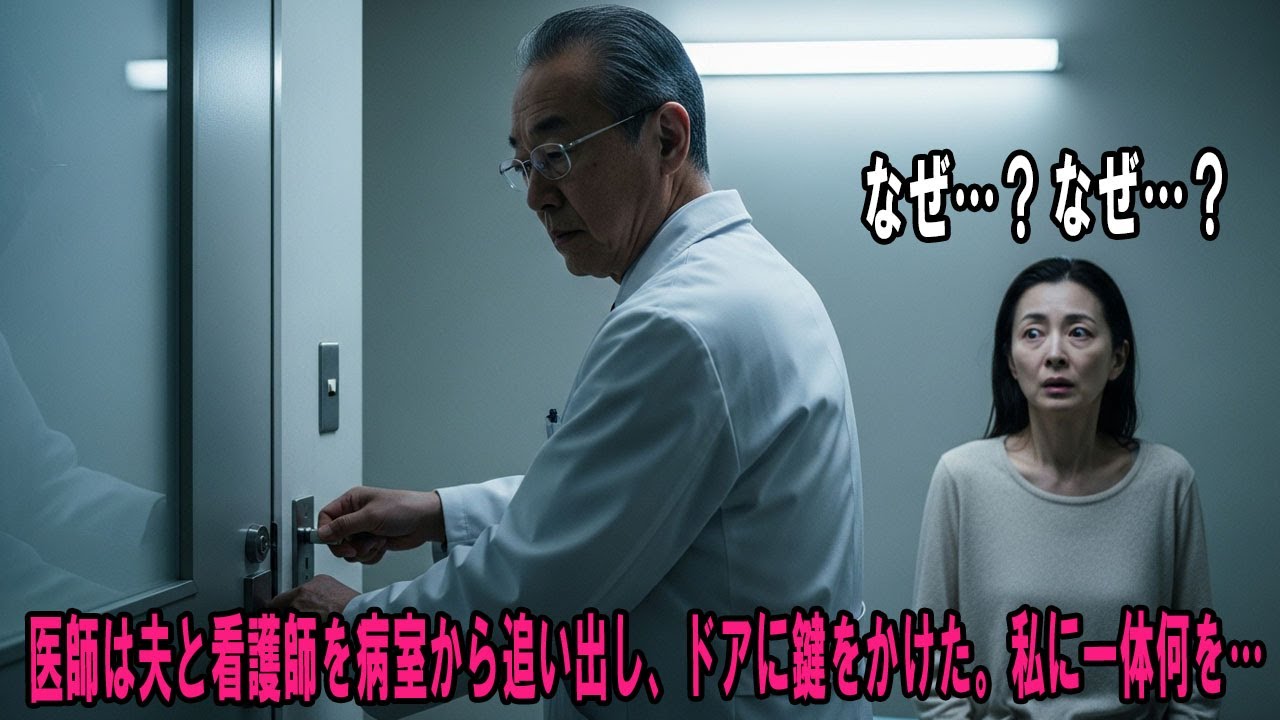 なぜ…？医師は夫と看護師を病室から追い出し、ドアに鍵をかけた。私に一体何を…