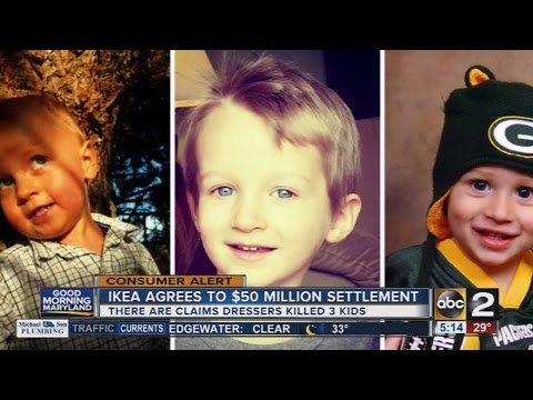 Ikea agrees to $50 million settlement in dresser deaths