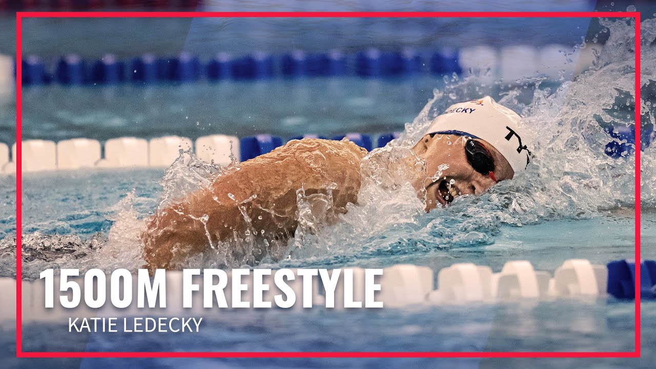 Katie Ledecky Wins the 1500 Freestyle | Phillips 66 International Team Trials