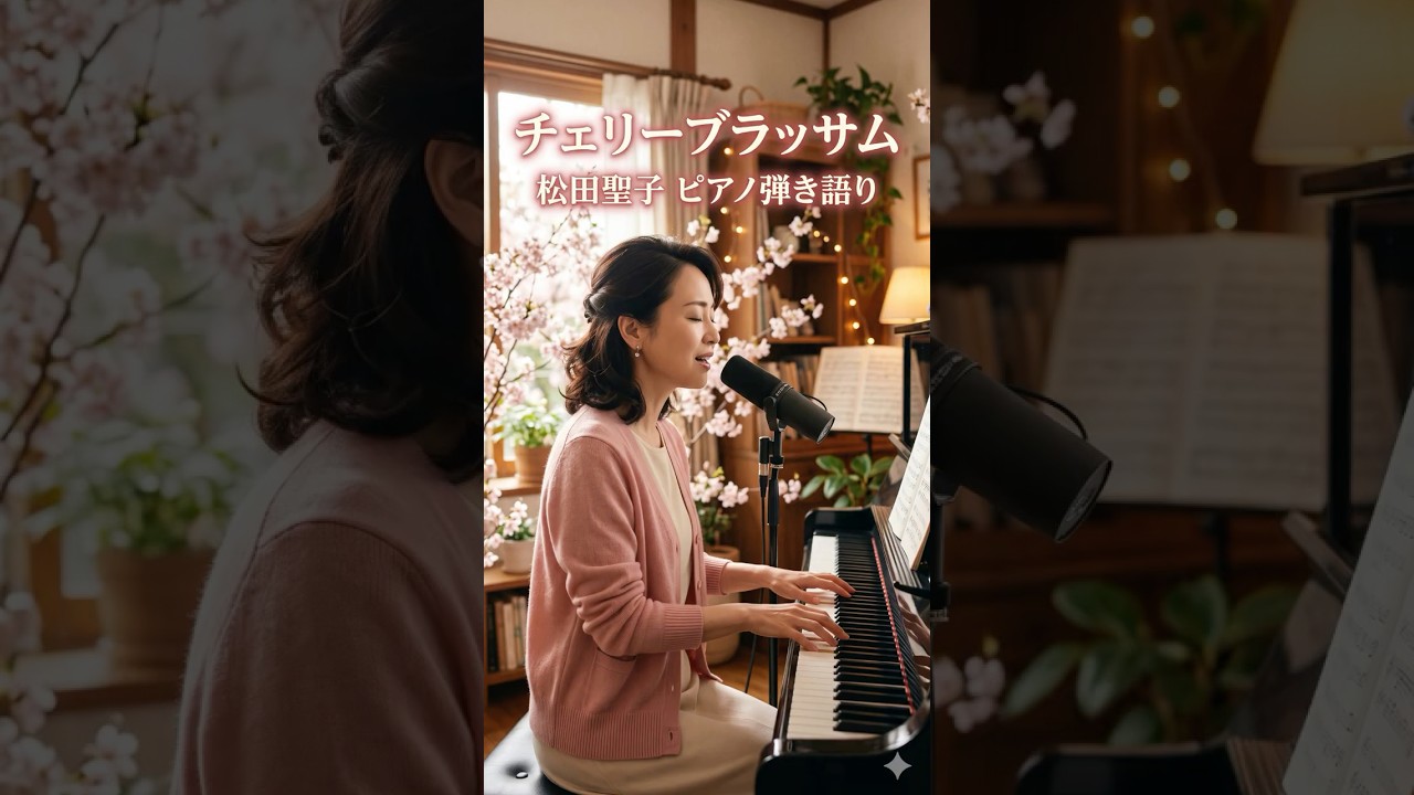 松田聖子カバー ピアノ弾き語り チェリーブラッサム60秒ショート
