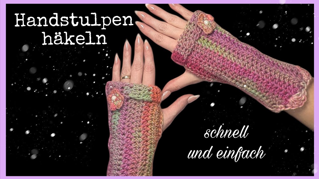 🧶 Handstulpen häkeln – schnell & einfach! 💫