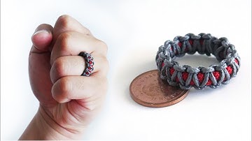 How to Make A Paracord Ring Tutorial | Cobra Knot Paracord Ring