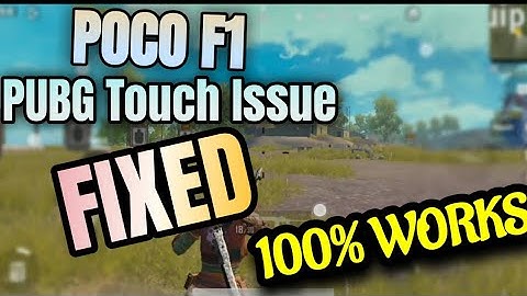 Poco F1 PUBG Touch Issue Fixed😮 | 100% Works Must Try