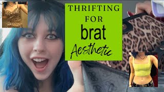 THRIFTING Aesthetic CHALLENGE----BRAT EDITION 💚