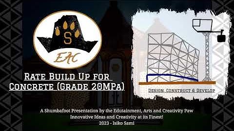 Build Up Rate for concrete 20MPa