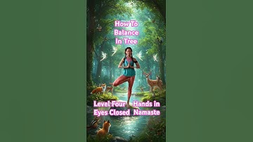 Tree Pose 🌳 Level 4️⃣ Yoga Balance 🧘‍♀️ Beginner Yoga #DreamScreenOnShorts 🧚  YouTube Dream Screen