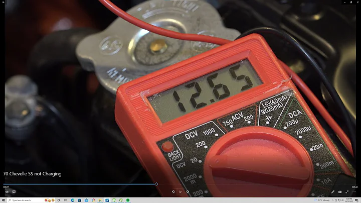 70 Chevelle SS not Charging and Solution