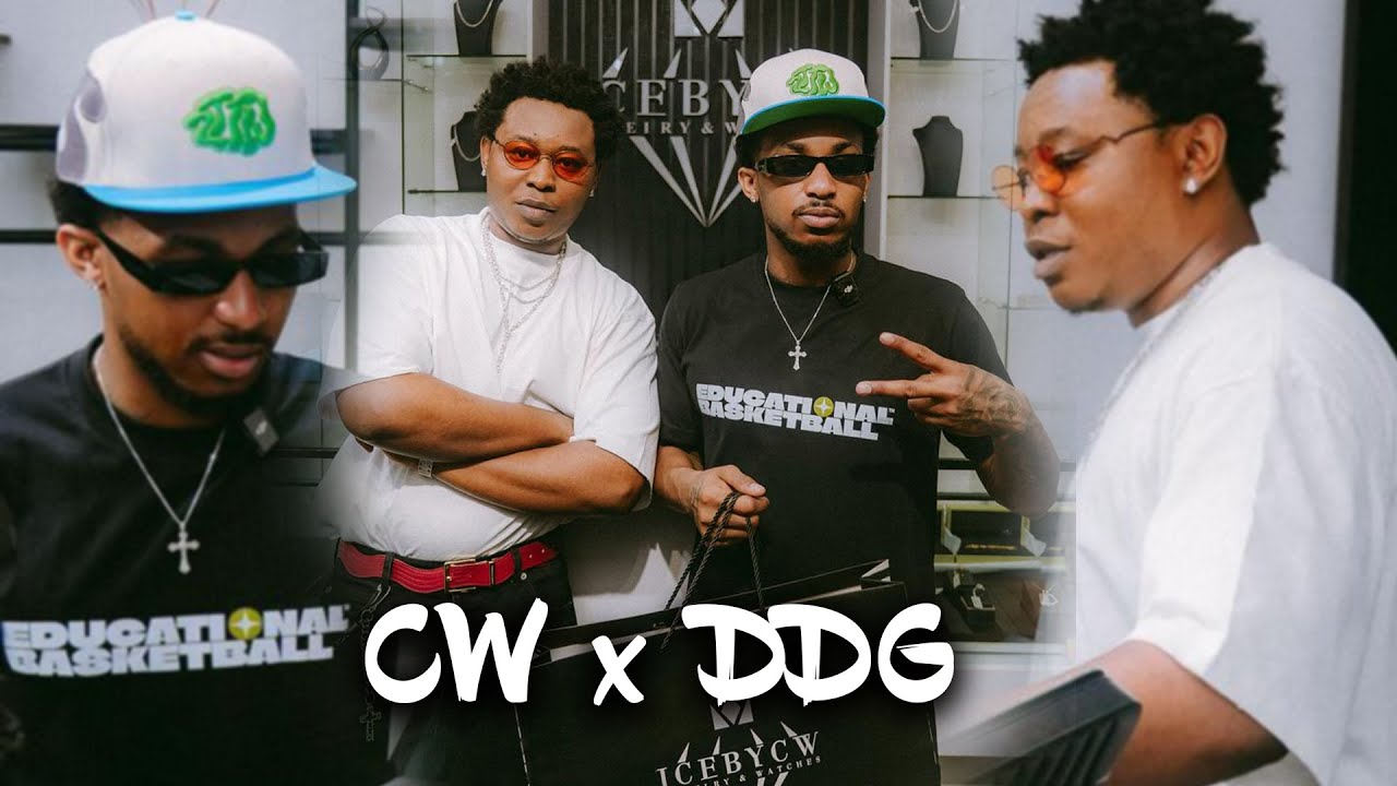 DDG gets ICED 💎 at ICEBYCW Showroom in Lagos, Nigeria.