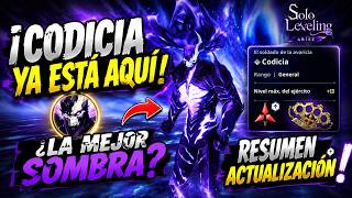 🔥 ¡CODICIA YA ESTÁ AQUÍ! ¿La MEJOR SOMBRA? + Resumen de la Actualización | Solo Leveling ARISE