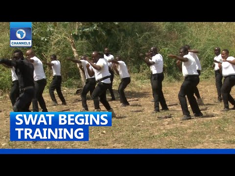Minister Of Police Affairs Inspects SWAT Training