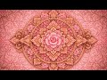 FLORAL MANDALA IN GOLD AND PINK TONES|MANDALAS OIL PAINTING No Music - Background for TV