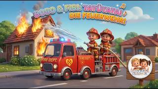 Jetzt geht es los, Tatütata! 🚒🔥 | Die Feuerwehr ist da | Kinderlied zum Mitsingen | Fibis Kinderwelt