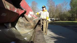 Garbage Man Gopro- Up close and personal with the packer