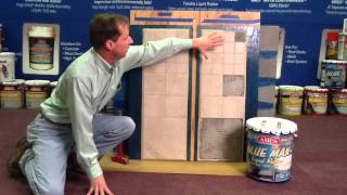 Waterproof Your Shower Tile And Strengthen the Adhesive Bond With Ames'® Blue Max™