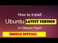 How to install Ubuntu on VMWare Workstation