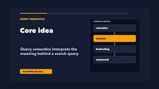 What are query semantics