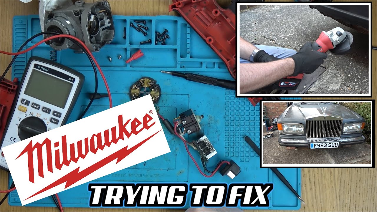 Faulty M18 Milwaukee Angle Grinder AG125 - Can it be Fixed?