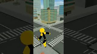 Superhéroe Stickman Juego - US Captain America Stickman Rope Hero New Update - Android Gameplay screenshot 1