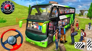 新作オフロードバスシミュレーター3D - 狭路バス運転ゲーム - バスゲーム Android版ゲームプレイ screenshot 4