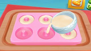 Little Panda Restaurant for Kids - Coco cookies & donuts 🍩- meme cafe لعبة مطعم الباندا screenshot 2