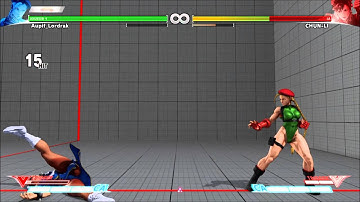 Street Fighter V (Beta) - Combo video Ken/Cammy/Bison(Bug ???)