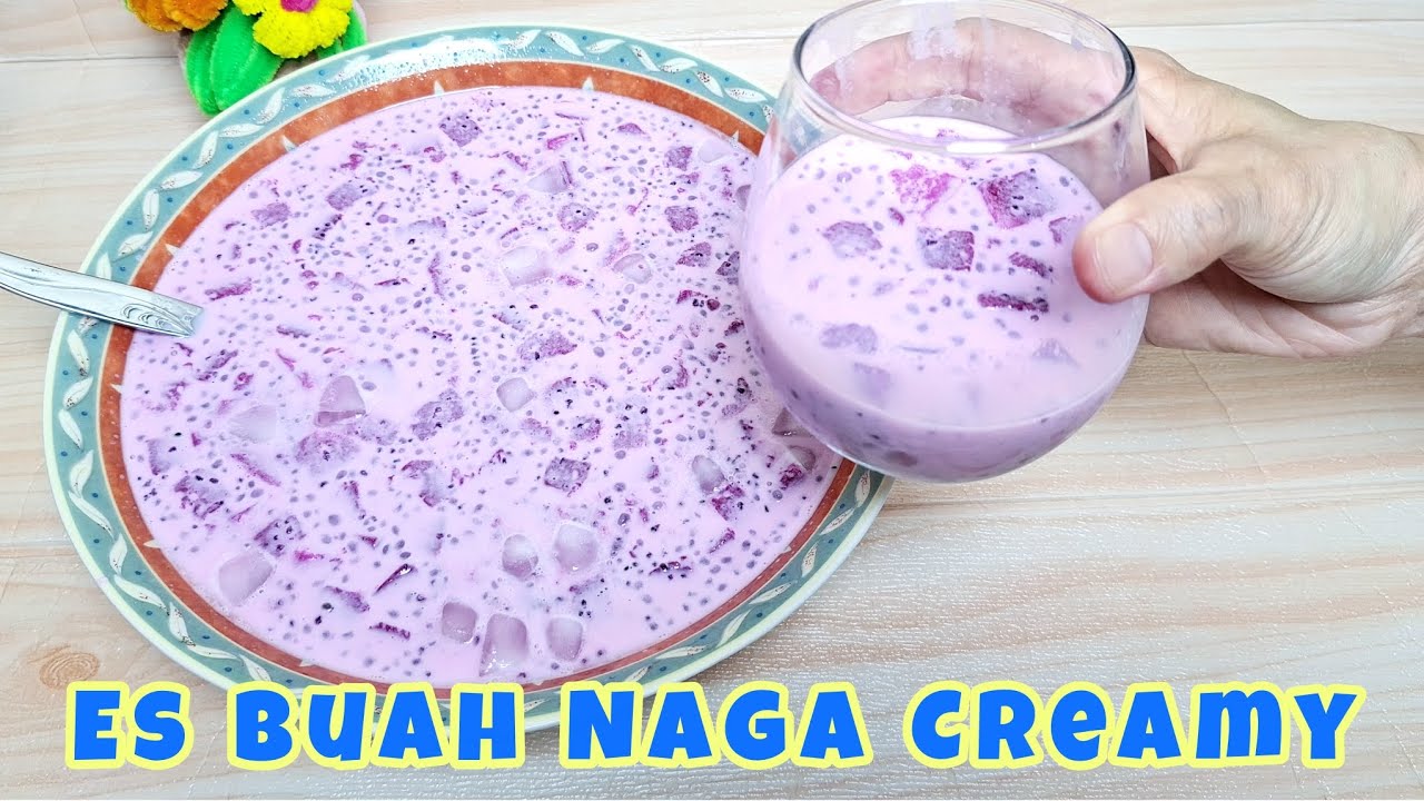 Gak Perlu Waktu Lama ‼️ ES BUAH NAGA CREAMY