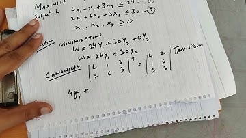 Conversion of linear programming model into a dual form (@HamzaFarooqui-hf )