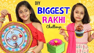 DIY BIGGEST RAKHI Challenge | Chhoti vs Badi Behan | MyMissAnand