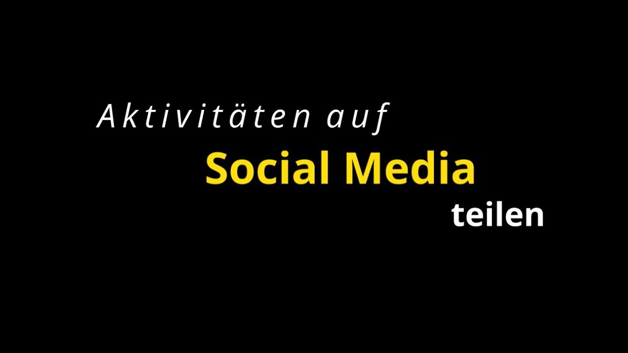 PerfectPace Aktivitäten auf Social Media teilen