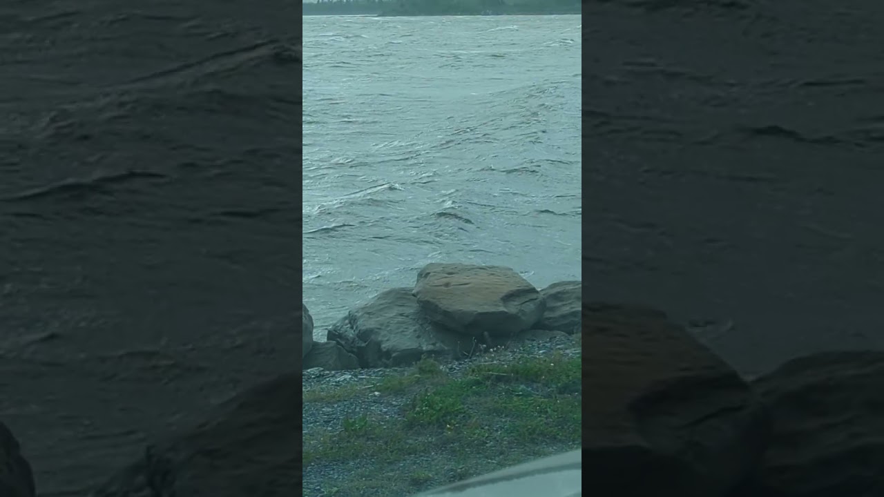 A quick update on post-tropical storm Lee from Pictou Nova Scotia.