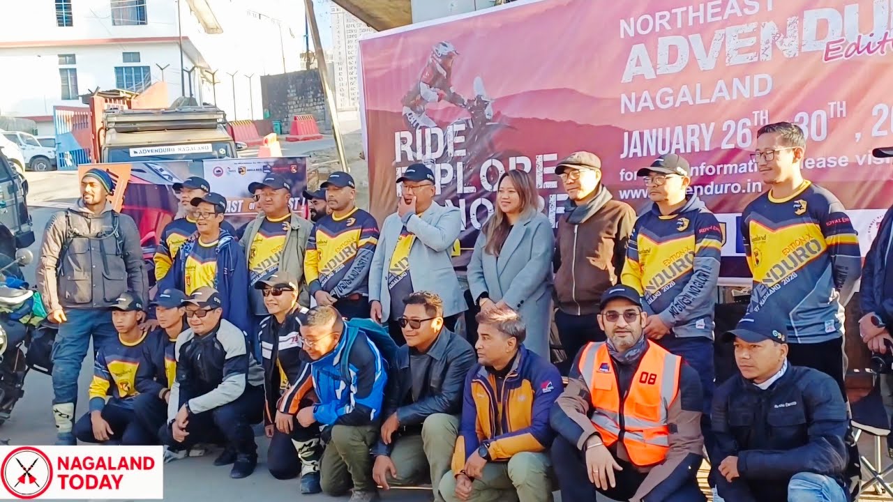 Старт Northeast Advenduro Nagaland Edition-X 2026 из Кохимы | Приключенческий велопробег по Нагал...