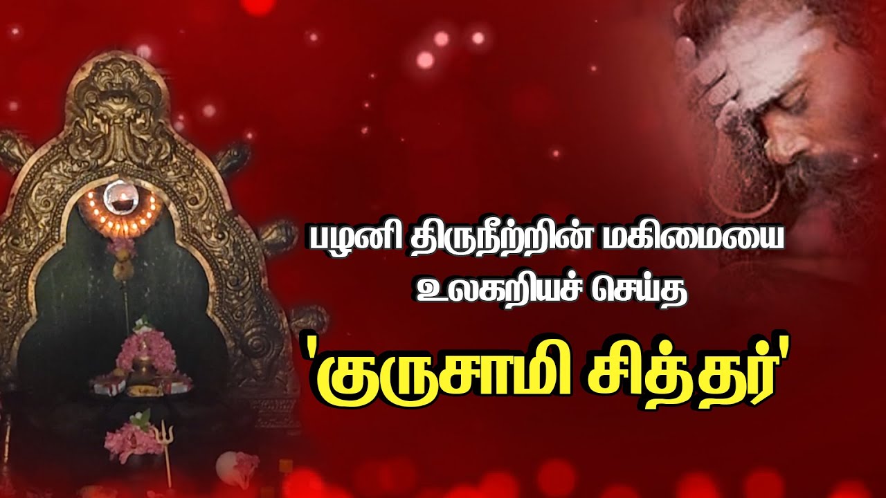 பழனி திருநீற்றின் மகிமையை உலகறியச் செய்த ‘குருசாமி சித்தர்’ - Story of Gurusaami Siddhar