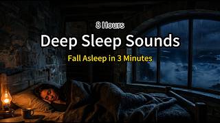 [100% Ad-Free] Stop Overthinking: Muffled Coastal Rain & Distant Horns for Instant Sleep